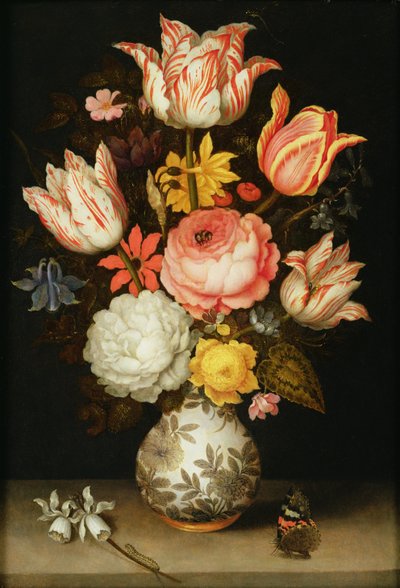 Nature morte avec des fleurs - Ambrosius the Elder Bosschaert